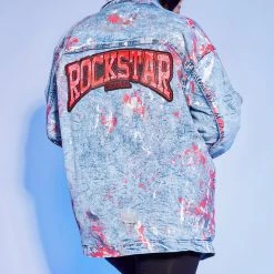 Best Sale 💯 WOMENS JACKETS Best Seller ZAHIRAH OVERSIZED DENIM JACKET-MED. WASH 🛒 9 WOMENS JACKETS Best Seller ZAHIRAH OVERSIZED DENIM JACKET-MED. WASH