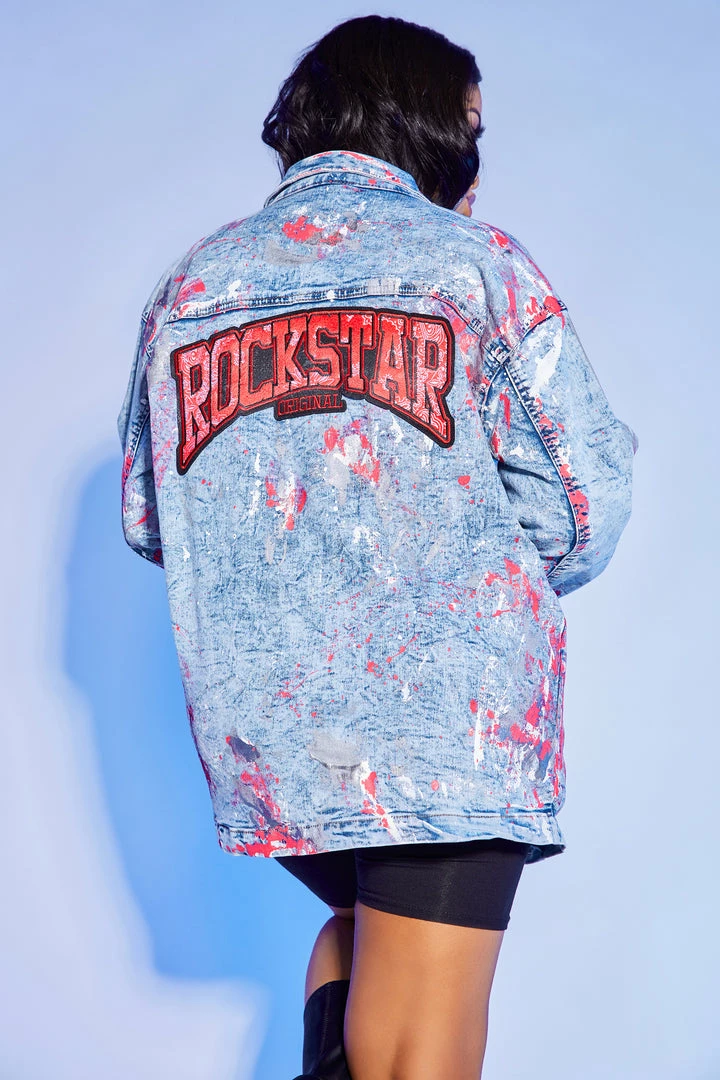 Best Sale 💯 WOMENS JACKETS Best Seller ZAHIRAH OVERSIZED DENIM JACKET-MED. WASH 🛒 5 WOMENS JACKETS Best Seller ZAHIRAH OVERSIZED DENIM JACKET-MED. WASH