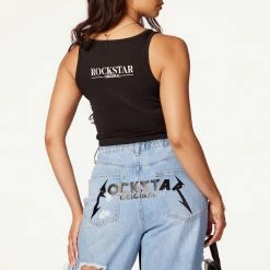 WOMENS TOPS Mallory Black Tank Best Seller