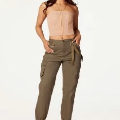 WOMENS PANTS Tatum Olive Cargo Pant