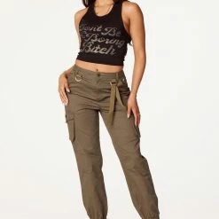 WOMENS TOPS Best Seller DON't BE BORING TANK-BLACK