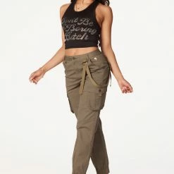 WOMENS TOPS Best Seller DON't BE BORING TANK-BLACK