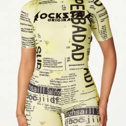 WOMENS ROMPERS & JUMPSUITS Best Seller DELILAH ROMPER-YELLOW