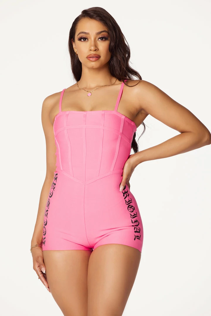 Hot Sale ✨ WOMENS ROMPERS & JUMPSUITS Best Seller Katherine Pink Romper 🛒 6 WOMENS ROMPERS & JUMPSUITS Best Seller Katherine Pink Romper