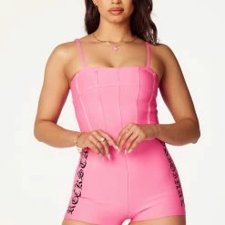 Hot Sale ✨ WOMENS ROMPERS & JUMPSUITS Best Seller Katherine Pink Romper 🛒 15 WOMENS ROMPERS & JUMPSUITS Best Seller Katherine Pink Romper
