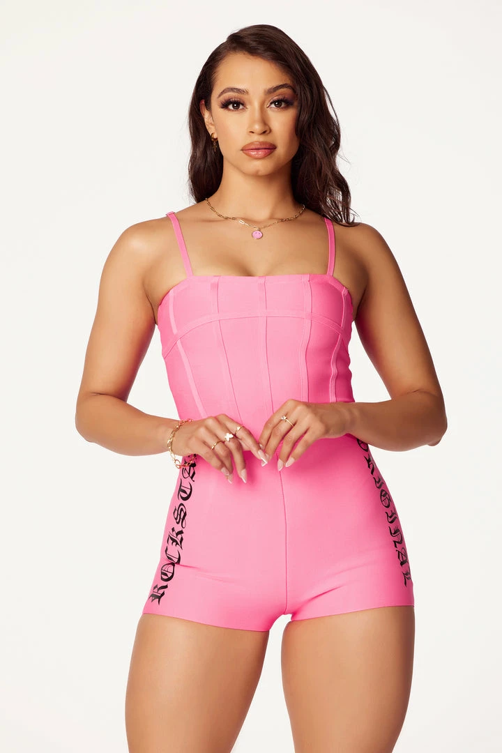 Hot Sale ✨ WOMENS ROMPERS & JUMPSUITS Best Seller Katherine Pink Romper 🛒 7 WOMENS ROMPERS & JUMPSUITS Best Seller Katherine Pink Romper
