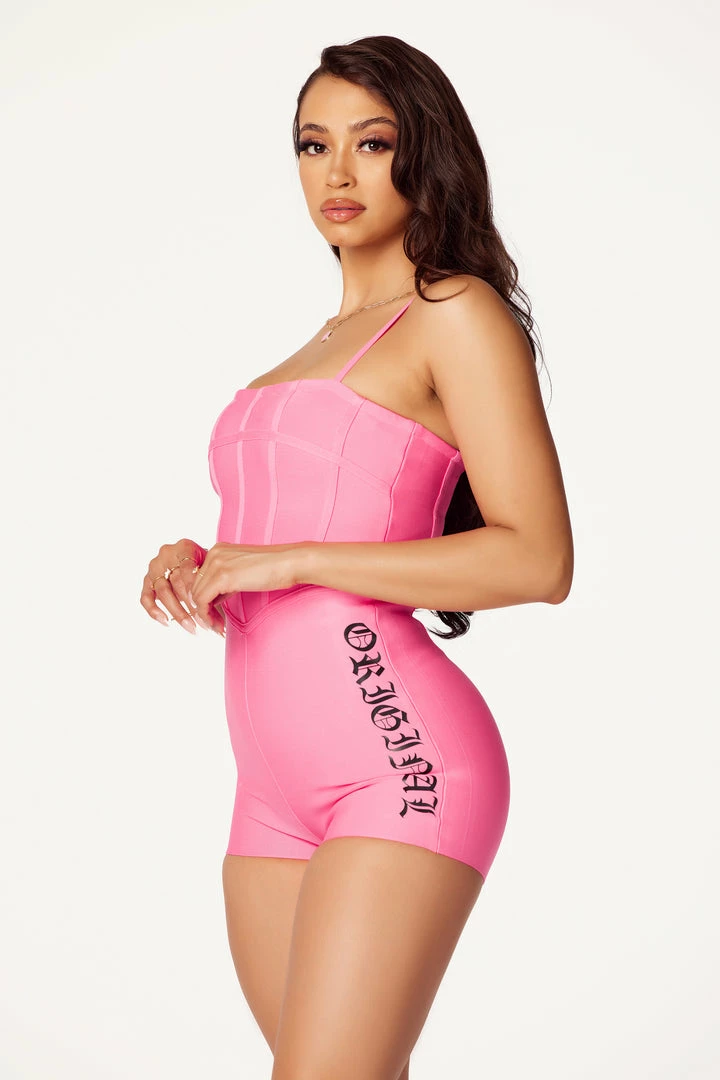 Hot Sale ✨ WOMENS ROMPERS & JUMPSUITS Best Seller Katherine Pink Romper 🛒 8 WOMENS ROMPERS & JUMPSUITS Best Seller Katherine Pink Romper