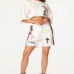 Top 10 ๐ฅฐ WOMENS ACTIVE SHORT SETS BEXLEY SHORT SET-WHITE ๐ฅฐ 11 WOMENS ACTIVE SHORT SETS BEXLEY SHORT SET-WHITE