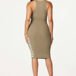 WOMENS DRESSES Best Seller Sutton Olive Midi Dress