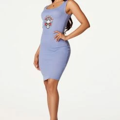 WOMENS DRESSES Slaytor Chambray Midi Dress Best Seller