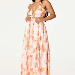 WOMENS DRESSES Best Seller Vanessa Peach Maxi Dress