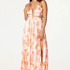 WOMENS DRESSES Best Seller Vanessa Peach Maxi Dress