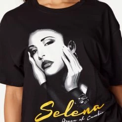 WOMENS TEES All Hail The Queen Black Oversized Tee Best Seller