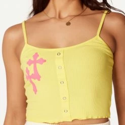 WOMENS TOPS Jianna Yellow Tank Top Best Seller