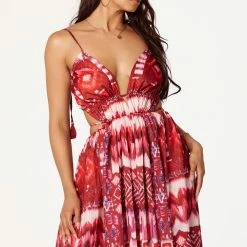 WOMENS DRESSES Reign Fuchsia Maxi Dress Best Seller