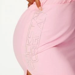 WOMENS DRESSES Best Seller Kassidy Pink Hoodie Mini Dress