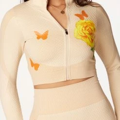 WOMENS ACTIVEWEAR NOUR HIGH WAISTED ACTIVEWEAR SET-BEIGE