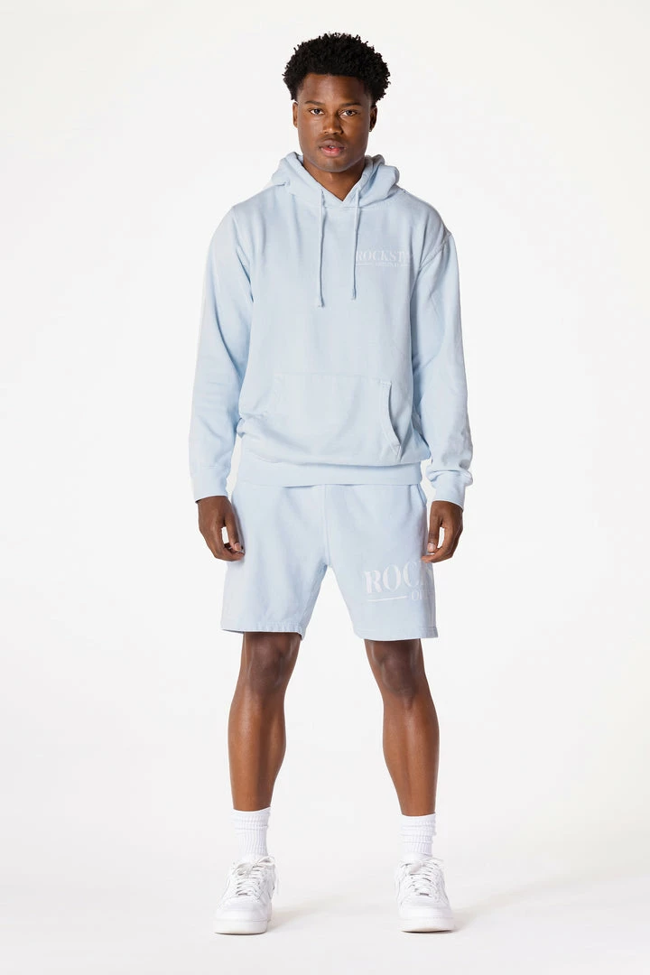Cheap 👏 MENS SHORT SETS DIMITRI HOODIE SHORT SET-PALE BLUE Track Sets 😀 1 MENS SHORT SETS DIMITRI HOODIE SHORT SET-PALE BLUE Track Sets
