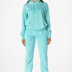 WOMENS TRACK SETS BASIC KARMA TRCKSET-AQUA
