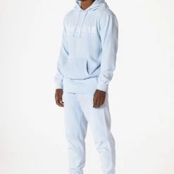 MENS TRACK SETS DIMITRI HOODIE TRACKSET-PALE BLUE