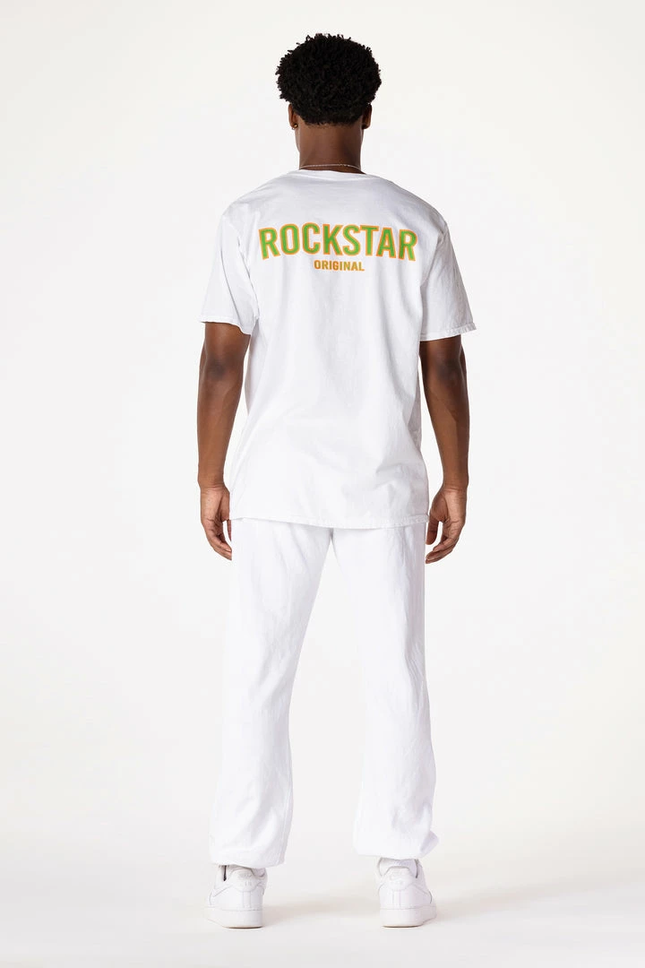 Hot Sale ⭐ MENS TRACK SETS CASEY T-SHIRT/PANT SET-WHITE 💯 3 MENS TRACK SETS CASEY T-SHIRT/PANT SET-WHITE