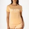 WOMENS TEES BASIC SUTTON TEE-PEACH