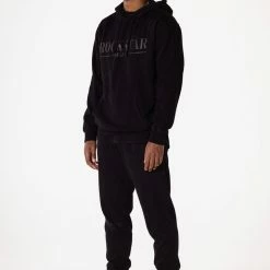 MENS TRACK SETS DIMITRI HOODIE TRACKSET-BLACK