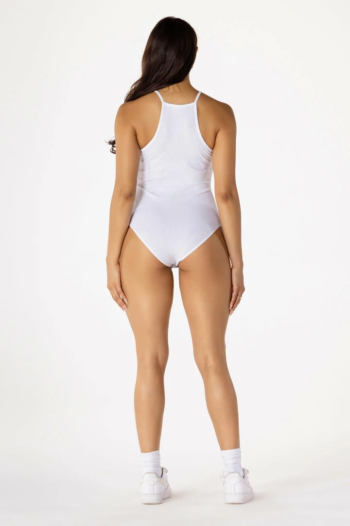 Best deal ✨ WOMENS TOPS Best Seller BASIC KENZIE BODYSUIT-WHITE 😀 4 WOMENS TOPS Best Seller BASIC KENZIE BODYSUIT-WHITE