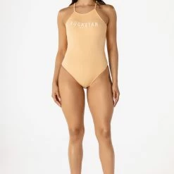 WOMENS TOPS Best Seller BASIC HATTIE BODYSUIT-PEACH