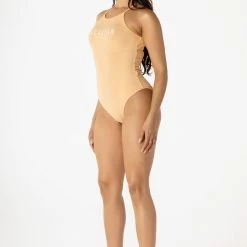 WOMENS TOPS Best Seller BASIC HATTIE BODYSUIT-PEACH