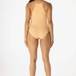 WOMENS TOPS Best Seller BASIC HATTIE BODYSUIT-PEACH