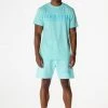 MENS SHORT SETS DIMITRI T-SHIRT/SHORT SET-AQUA
