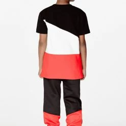 BOYS TRACK SETS New Arrivals BOYS JALEN T-SHIRT TRACKSET-BLACK