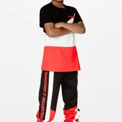 BOYS TRACK SETS New Arrivals BOYS JALEN T-SHIRT TRACKSET-BLACK