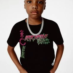 BOYS TRACK SETS New Arrivals BOYS GARLAND T-SHIRT TRACKSET-BLACK