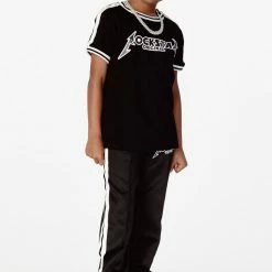 BOYS TRACK SETS BOYS MOON T-SHIRT TRACKSET-BLACK New Arrivals
