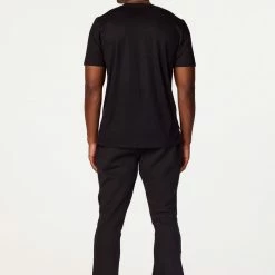 Best Sale ๐ MENS TRACK SETS HESS T-SHIRT/FLARE PANT SET-BLACK ๐ 10 MENS TRACK SETS HESS T-SHIRT/FLARE PANT SET-BLACK