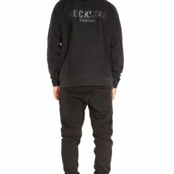 MENS TRACK SETS ZED HOODIE TRACK SET-BLACK