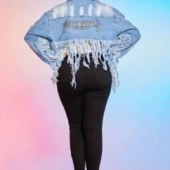 WOMENS JACKETS ODETTE DENIM JACKET-LIGHT WASH Best Seller