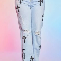 WOMENS JEANS Best Seller LAYLA WIDE LEG JEAN-LIGHT WASH