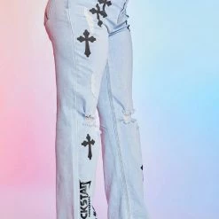 WOMENS JEANS Best Seller LAYLA WIDE LEG JEAN-LIGHT WASH