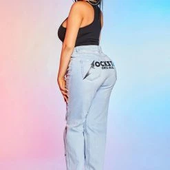 WOMENS JEANS Best Seller LAYLA WIDE LEG JEAN-LIGHT WASH