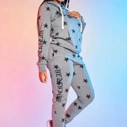 WOMENS TRACK SETS ZADIE TRACKSET-HEATHER GREY