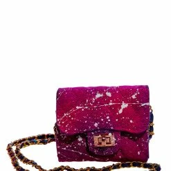 WOMENS ACCESSORIES Best Seller SKYE CHAIN BELT BAG-MAGENTA