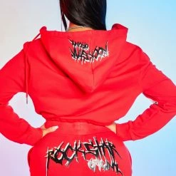 WOMENS TRACK SETS CHARLOTTE TRACKSET-RED