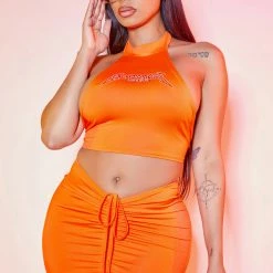 WOMENS DRESSES CAYENNE SKIRT SET-RED Best Seller