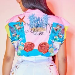 WOMENS TOPS CLOVE BUTTON UP BLOUSE-PINK Best Seller