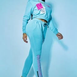 WOMENS TRACK SETS BREE TRACKSET-LIGHT BLUE