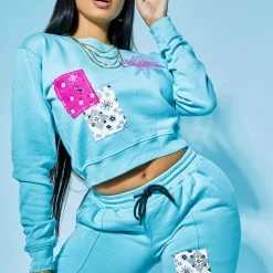 WOMENS TRACK SETS BREE TRACKSET-LIGHT BLUE