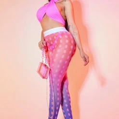 WOMENS PANTS DOLL FACE LEGGING-MULTI Best Seller